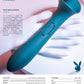 Playboy Pleasure TRUE INDULGENCE Teal 21.3cm Rechargeable Vibrator Flicking Tip