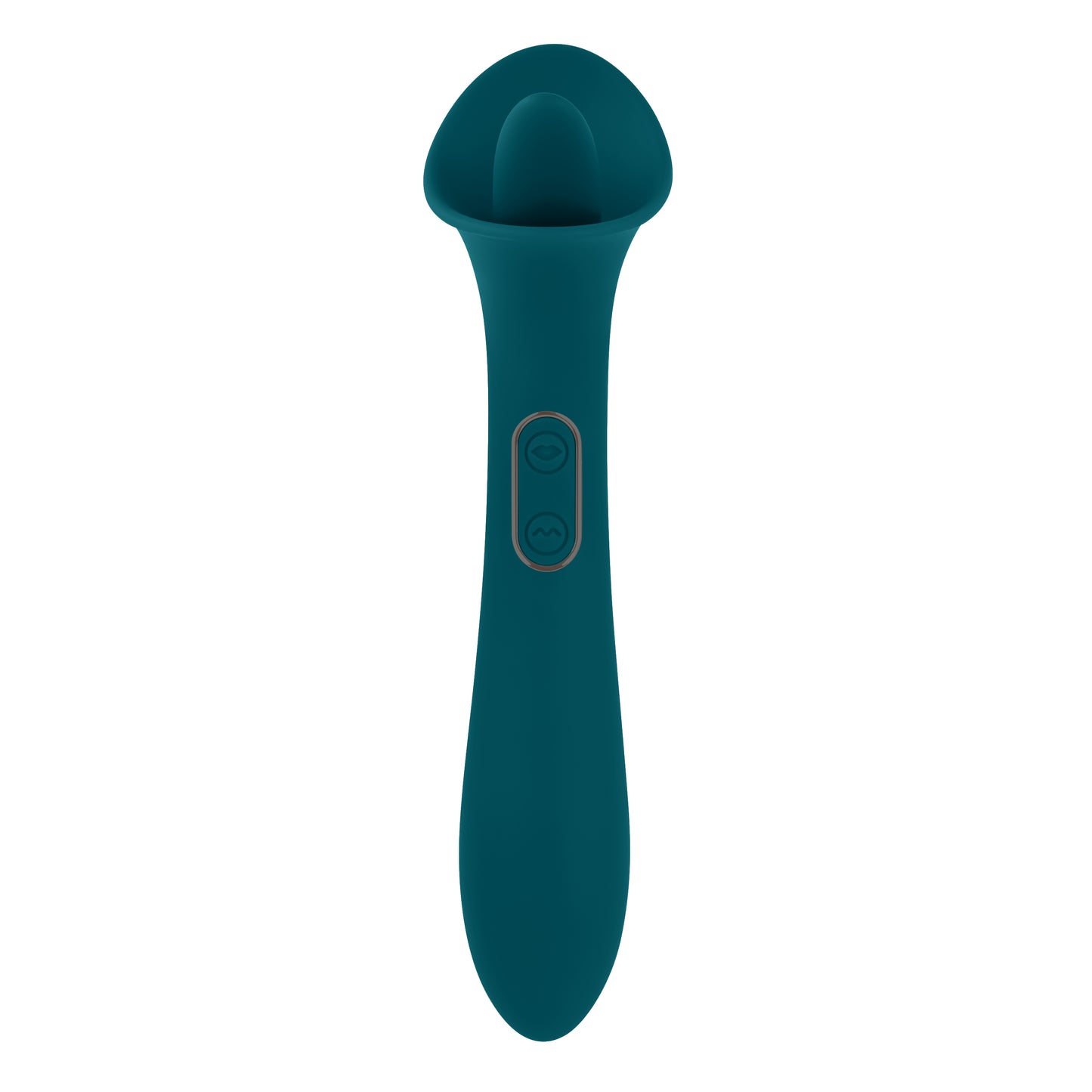 Playboy Pleasure TRUE INDULGENCE Teal 21.3cm Rechargeable Vibrator Flicking Tip