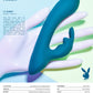 Playboy Pleasure LIL RABBIT Deep Teal 14.6cm USB Rechargeable Rabbit Vibrator