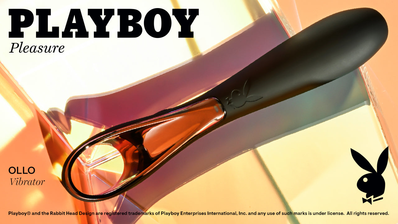 Playboy Pleasure OLLO Black 14.6cm USB Rechargeable Vibrator