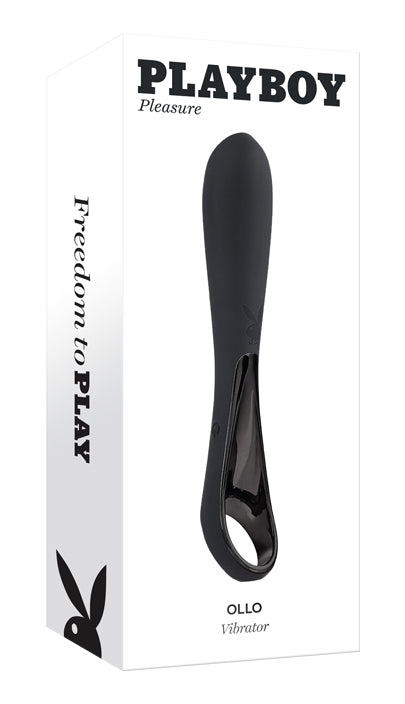 Playboy Pleasure OLLO Black 14.6cm USB Rechargeable Vibrator