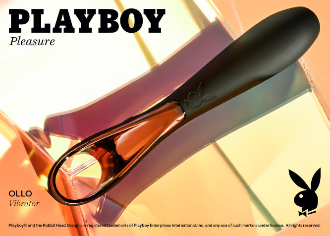 Playboy Pleasure OLLO Black 14.6cm USB Rechargeable Vibrator
