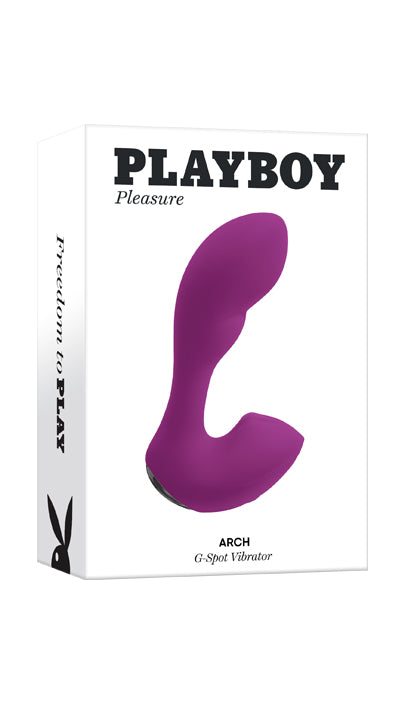 Playboy Pleasure ARCH Purple 14.1cm USB Rechargeable G-Spot Vibrator