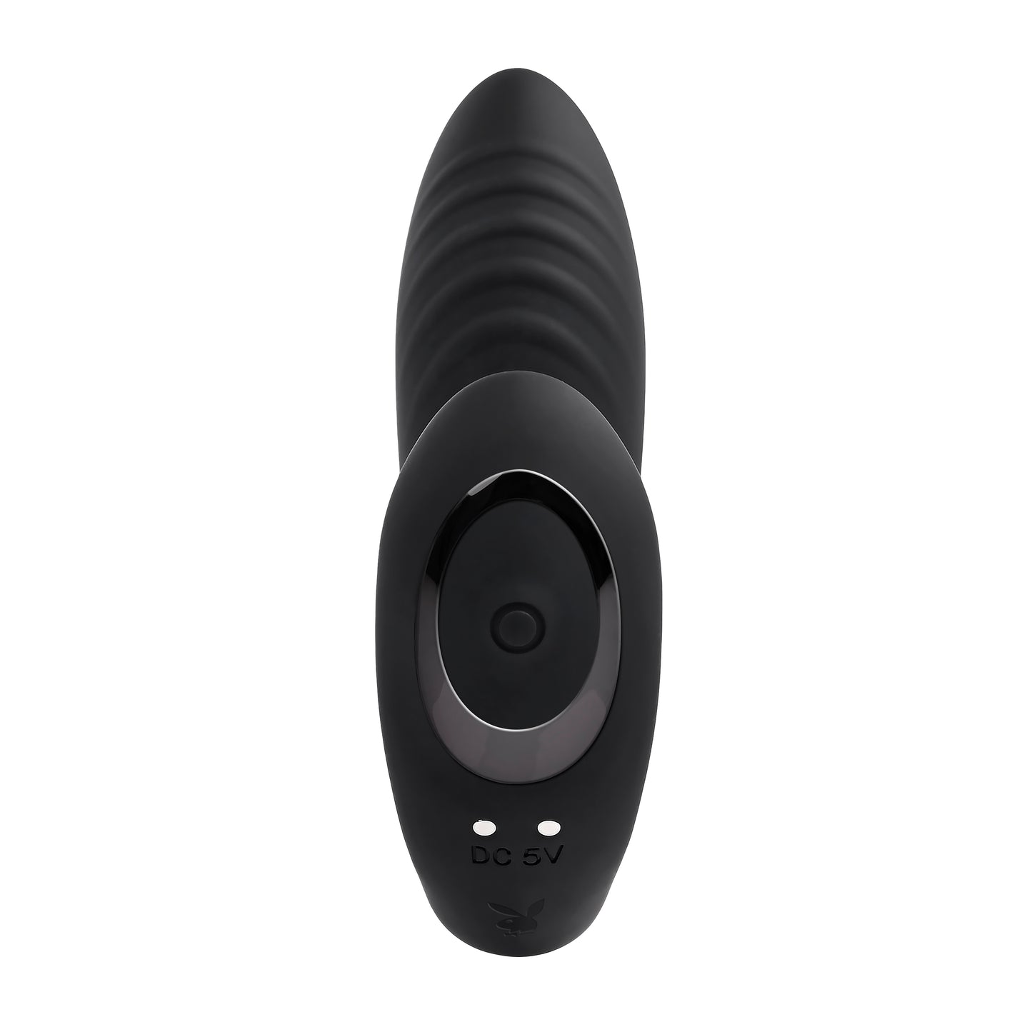 Playboy Pleasure PLAY TIME Black 12.7cm USB Rechargeable G-Spot P-Spot Vibrator