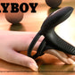Playboy Pleasure JUST RIGHT Black USB Rechargeable Vibrating Cock & Balls Rings