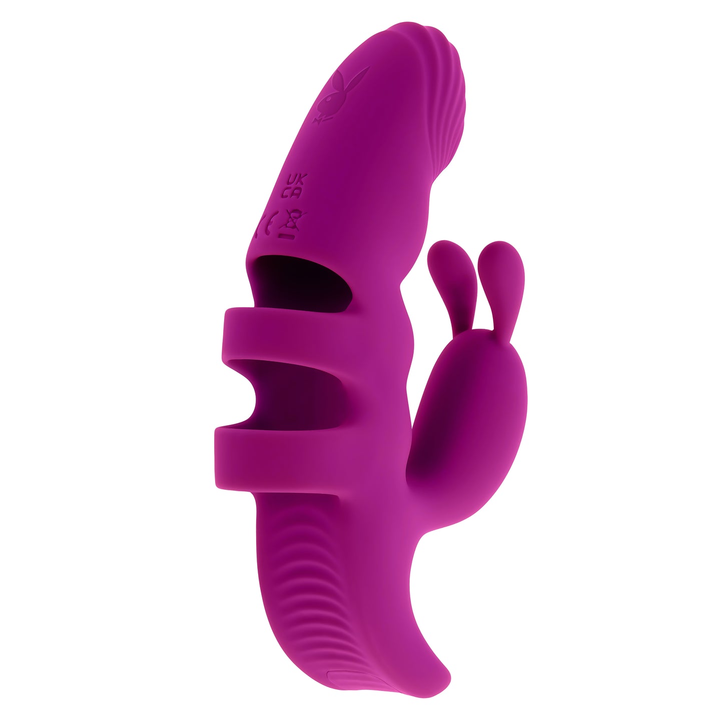 Playboy Pleasure LEND A HAND - Purple USB Rechargeable Finger Vibrator
