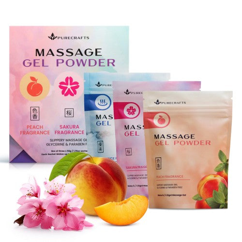 Purecrafts Massage Gel Powder Combo Box 3x50g - 3 Pack