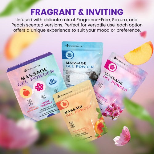 Purecrafts Massage Gel Powder Combo Box 3x50g - 3 Pack