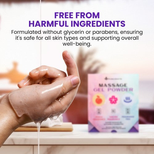 Purecrafts Massage Gel Powder Combo Box 3x50g - 3 Pack