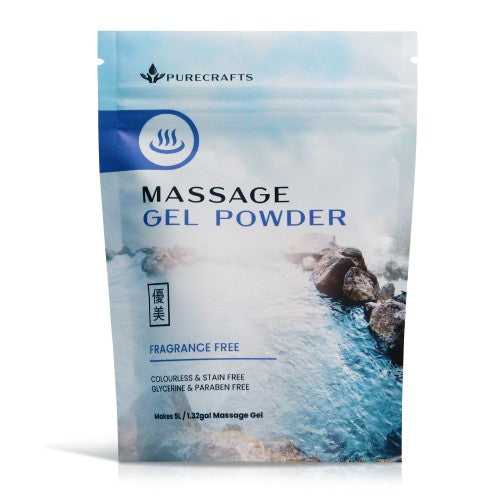 Purecrafts Massage Gel Powder 50g - Fragrance Free