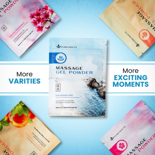 Purecrafts Massage Gel Powder 50g - Fragrance Free