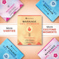 Purecrafts Massage Gel Powder 3x50g - 3 Pack - Peach Fragrance