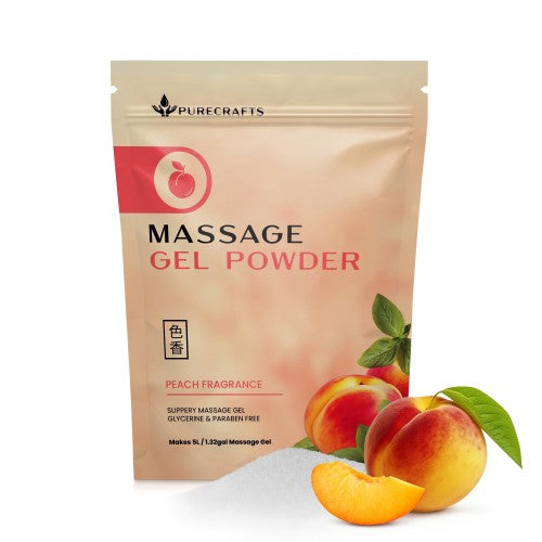 Purecrafts Massage Gel Powder 50g - Peach Fragrance