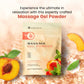 Purecrafts Massage Gel Powder 50g - Peach Fragrance