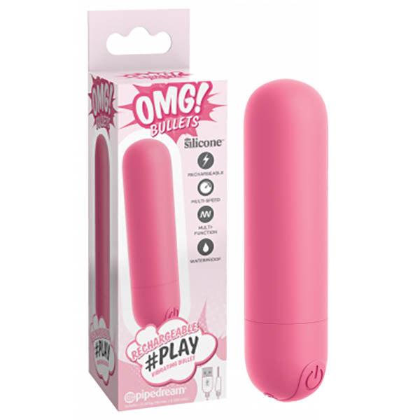 Pipedream OMG! Bullets #Play - Pink USB Rechargeable Bullet