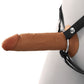 Pipedream FX Elite 6" Silicone Hollow Strap-On - Tan