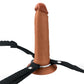 Pipedream FX Elite 7" Silicone Hollow Strap-On - Tan