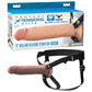 Pipedream | Fantasy X-Tensions Elite 9" Silicone Hollow Strap-On - Flesh