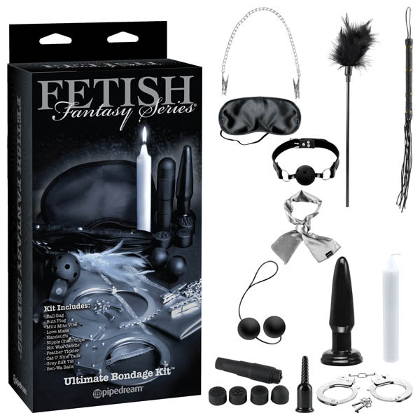 Pipedream Fetish Fantasy Series Limited Edition Ultimate Bondage Kit - 11 Piece Set