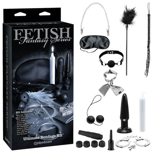 Pipedream Fetish Fantasy Series Limited Edition Ultimate Bondage Kit - 11 Piece Set