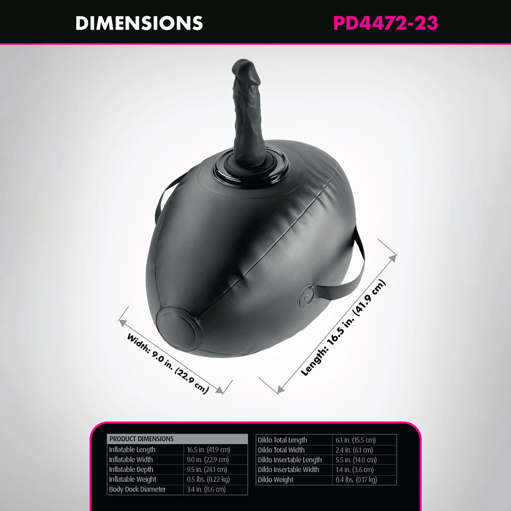 Pipedream Fetish Fantasy Series Body Dock Inflatable Love Ball