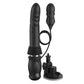 Pipedream Fetish Fantasy Series Ultimate Silicone Thruster - Black Thrusting Vibrator