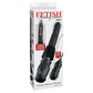 Pipedream Fetish Fantasy Series Ultimate Silicone Thruster - Black Thrusting Vibrator