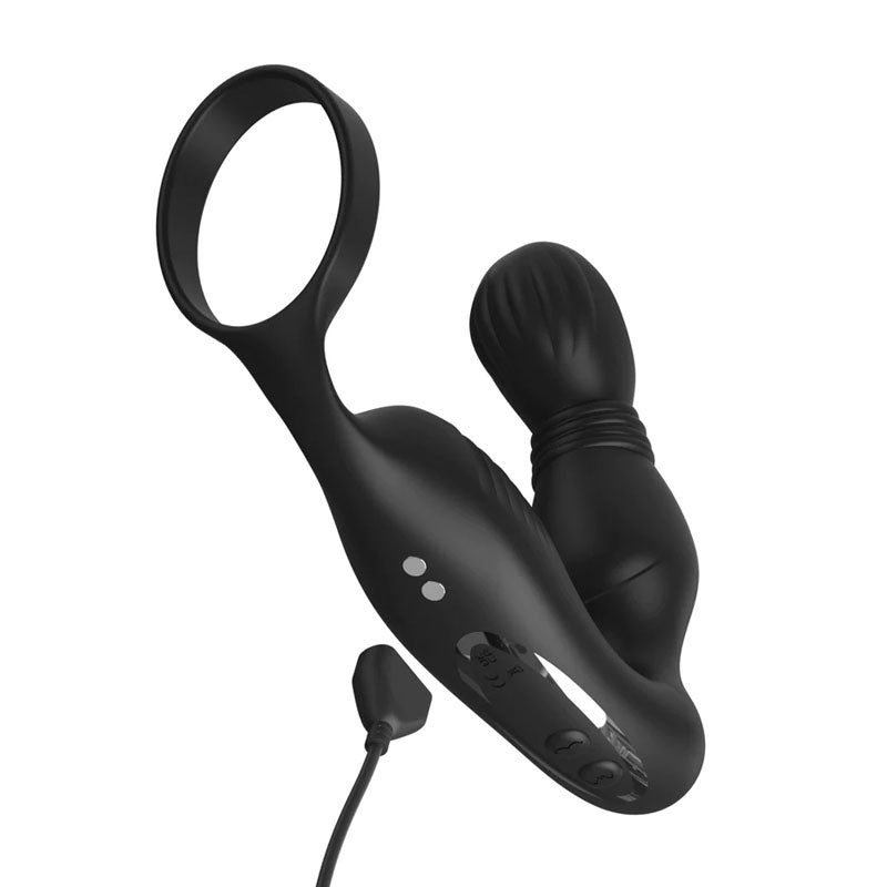 Pipedream Anal Fantasy Elite Ass-Gasm P-Spot Milker - Prostate Massage with Cock Ring