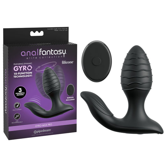 Pipedream Anal Fantasy Elite Gyro-Milk Pro - Vibrating & Gyrating Prostate Pleaser