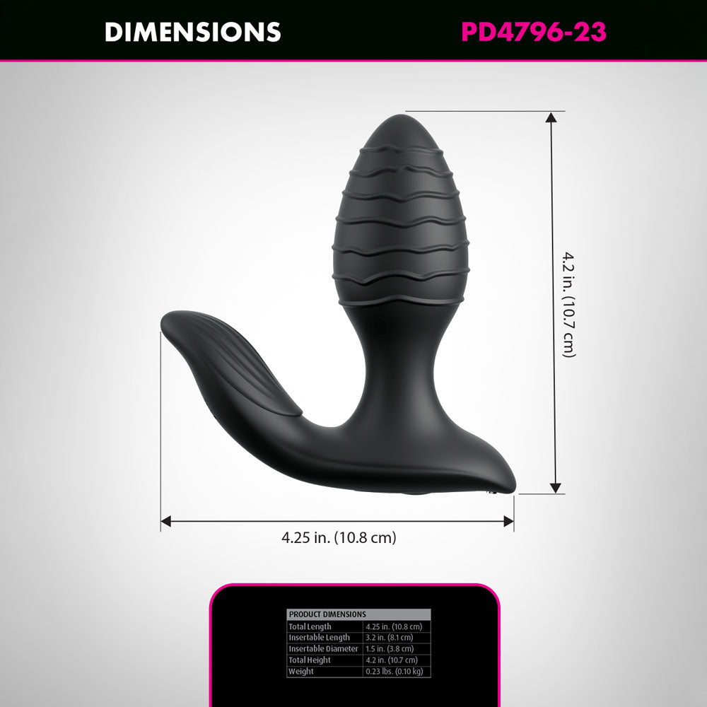Pipedream Anal Fantasy Elite Gyro-Milk Pro - Vibrating & Gyrating Prostate Pleaser