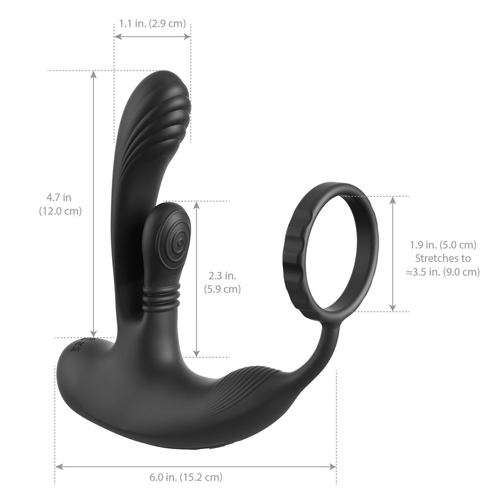 Pipedream Anal Fantasy Elite Ass-Gasm intiMotion - Quad Motor Prostate Massager with Remote