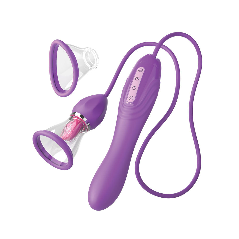 Pipedream Fantasy For Her Her Ultimate Pleasure Max USB Rechargeable Vibrator Flicking Stimulator