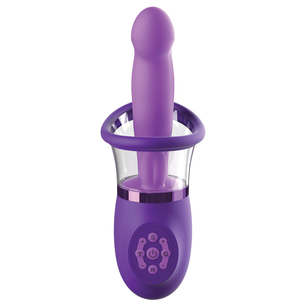Fantasy For Her Ultimate Pleasure Pro Plus - Purple Sucking Licking & Flicking Vibrator