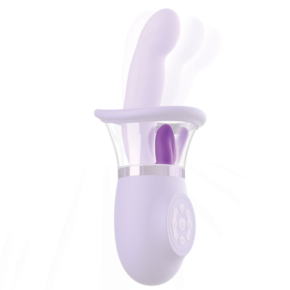Fantasy For Her Ultimate Pleasure Pro Plus - Purple Sucking Licking & Flicking Vibrator