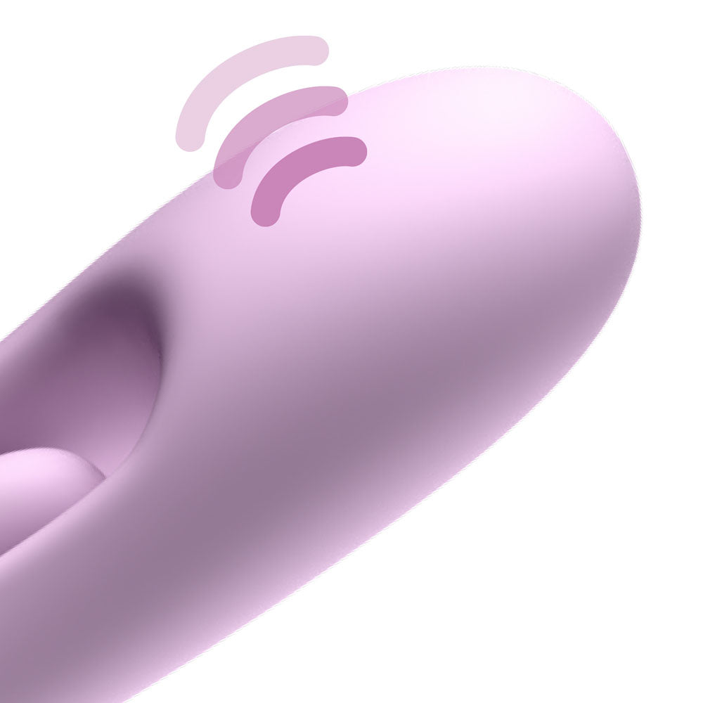 Pipedream Fantasy For Her G-Touch Pulse Pro - Rabbit Vibrator with Flicking Shaft and Tip