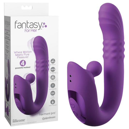 Pipedream Fantasy For Her Harmoni Pro - Throbbing G-Spot Beaded Vibrator