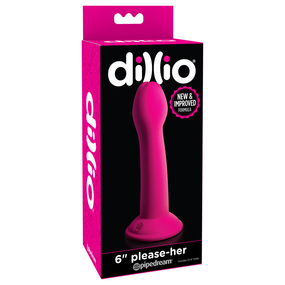 Pipedream Dillio 6" Please-Her Pink 15.2cm Dong Dildo
