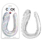 Pipedream King Cock Clear Large Double Trouble - Clear Large Double Penetration Dong