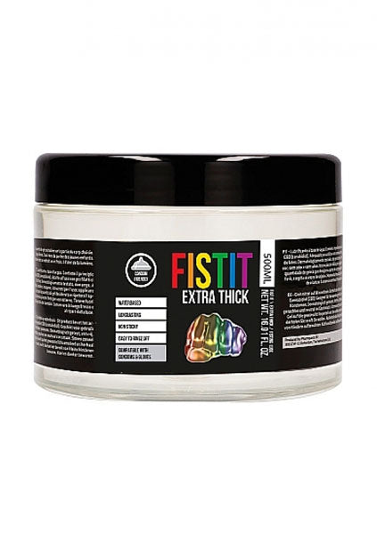 Shot Toys | PHARMQUESTS Fist-It Extra Thick Rainbow Water Based Lubricant 500ml