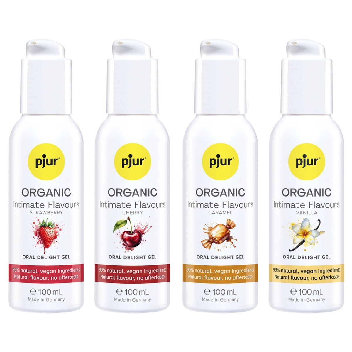 Pjur Organic Oral Delight Gel 100ml - MULTIPLE FLAVOURS