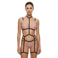 Muse Lingerie Soft Cup Lace Triangle Bralette With Double Waist Strap Pink PL001PNK Size S/M/L
