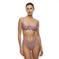 Muse Lingerie Bra With Floral Applique and Criss Cross G-String Pink PL013PNK - Size S/M/L/XL