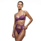 Muse Lingerie 2 Piece Lingerie Purple PL016 - Size S/M/L/XL