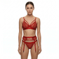 Muse Lingerie 2 Piece Lingerie Black/Red PL018 - Size S/M/L/XL