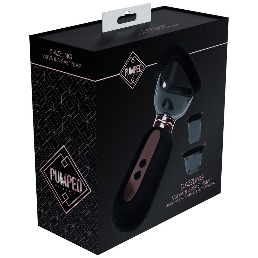 Shots Toys | PUMPED Dazzling Auto Ladies Pump - Black