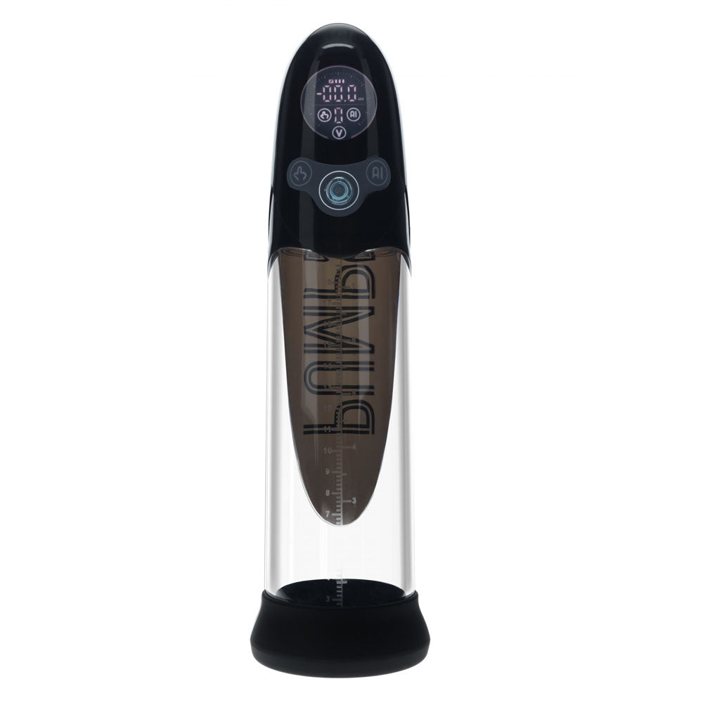 Shots Toys | PUMPED Aqua-Pro Auto Pump - Black/Clear AI-Enabled Submersible Auto Penis Pump