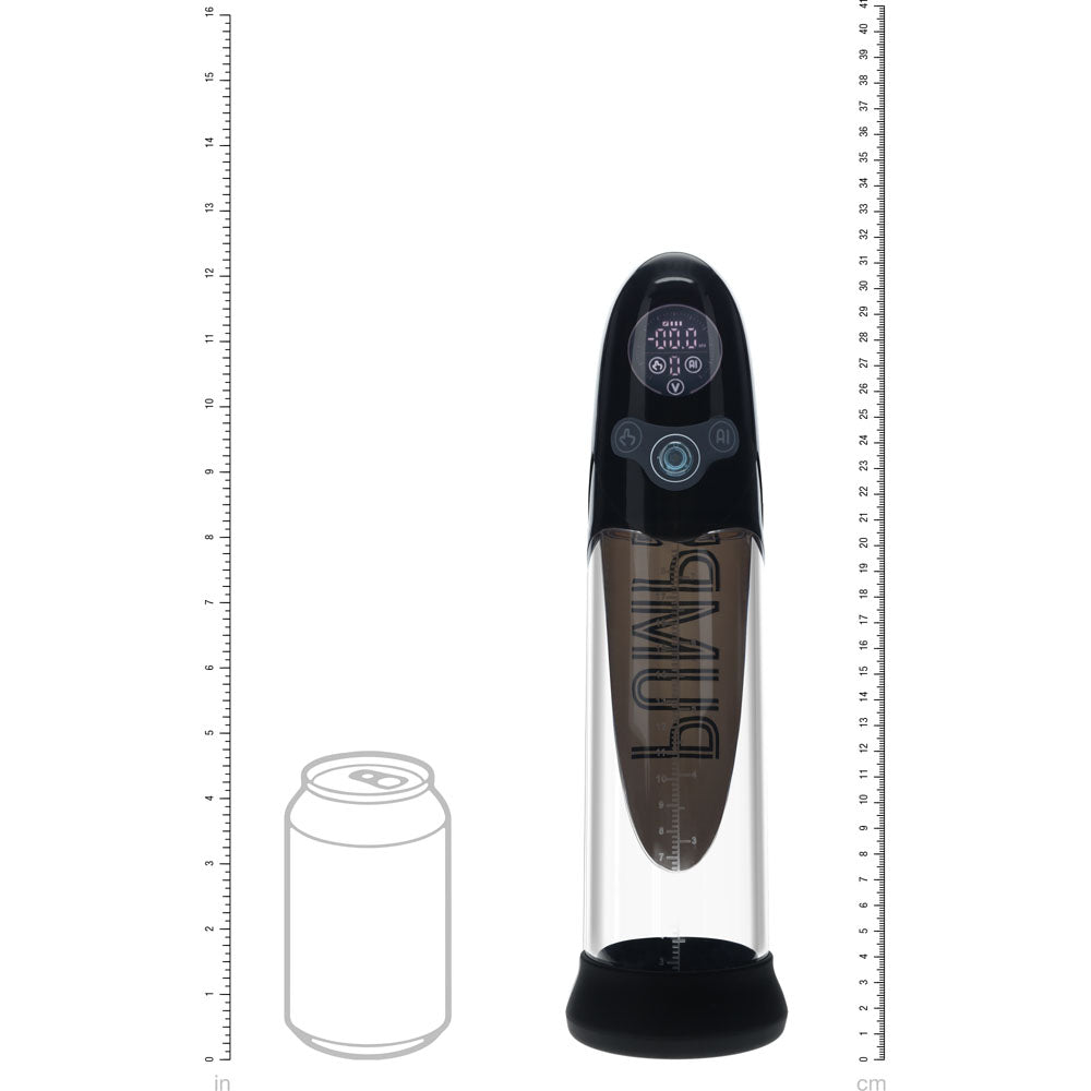 Shots Toys | PUMPED Aqua-Pro Auto Pump - Black/Clear AI-Enabled Submersible Auto Penis Pump