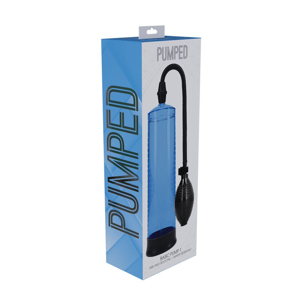 Shots Toys | PUMPED Basic Pump 1 - Blue Penis Pump