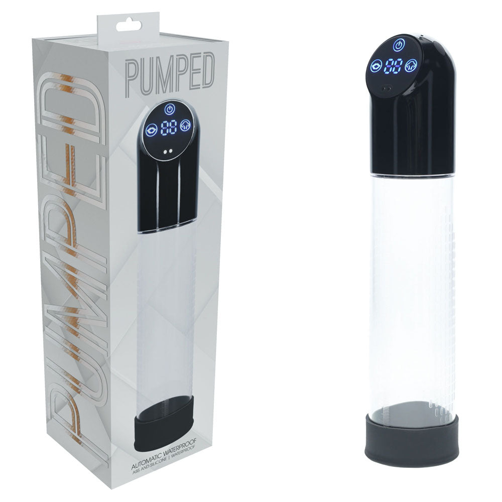 Shots Toys | PUMPED Automatic Waterproof Pump - Black/Clear Automatic Penis Pump
