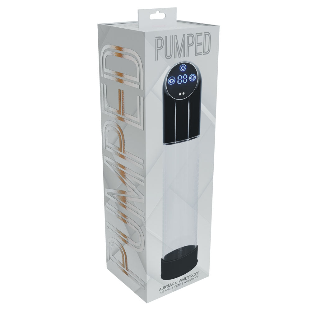 Shots Toys | PUMPED Automatic Waterproof Pump - Black/Clear Automatic Penis Pump